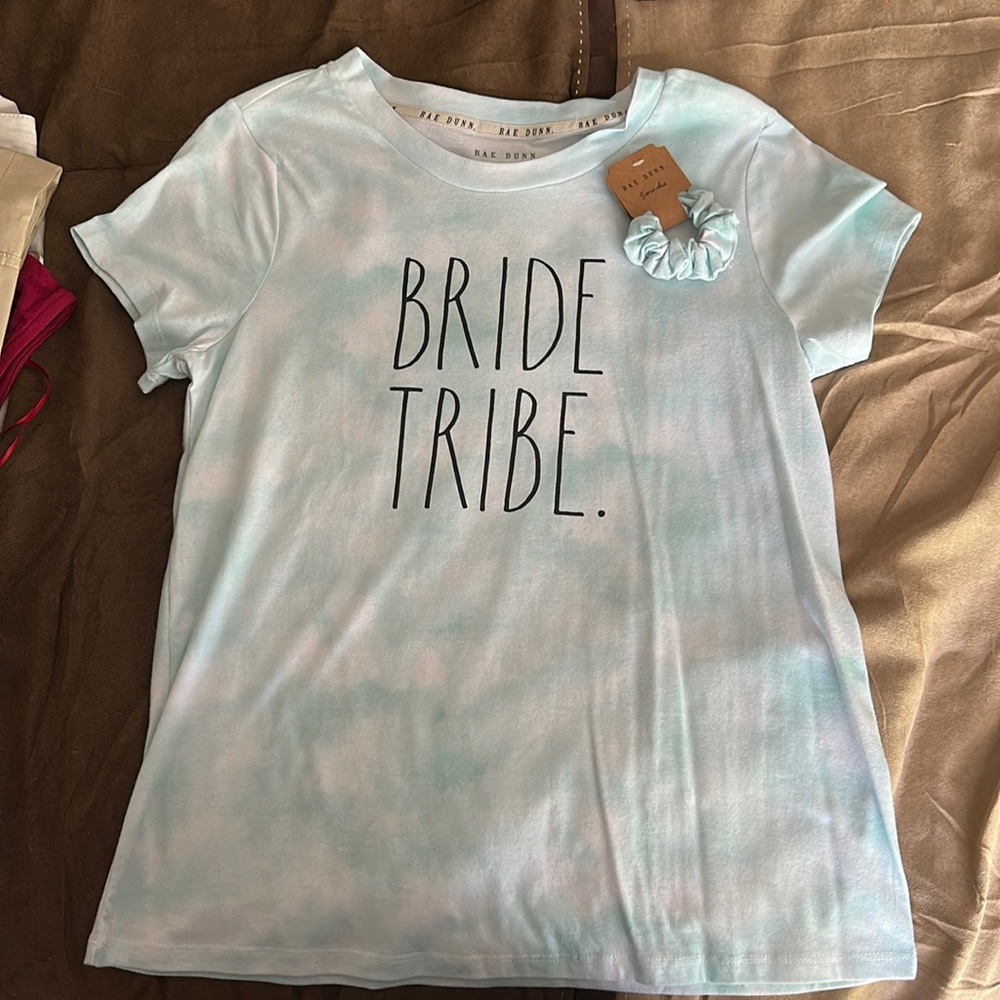 Rae Dunn Bride Tribe with hair scrunchy